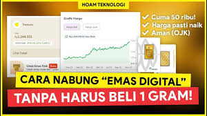 Tips Nabung Emas Digital Mulai dari Rp50 Ribu  Biar Stok Batang Jadi Nyata